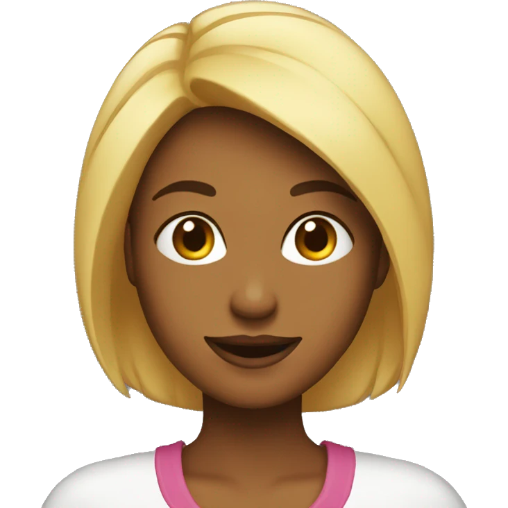 mulher falando emoji