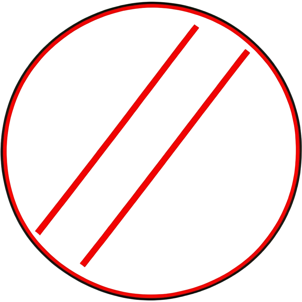 No one under 12 symbol, red circle with 12 inside with a diagonal line across it, prohibition sign emoji