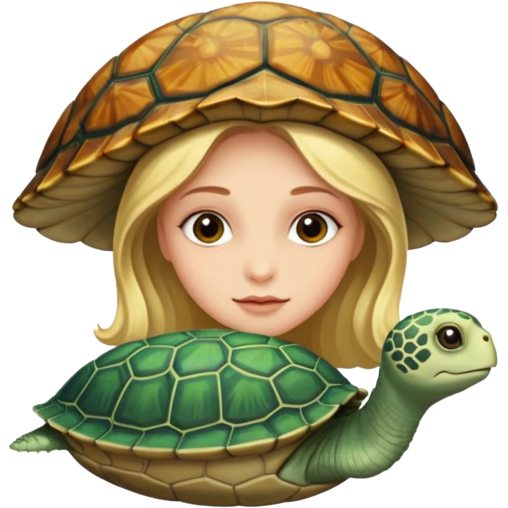 There is a turtle part inside the clam. Madeleine emoji