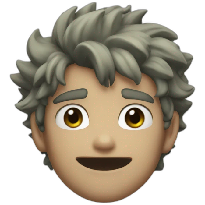 Black clover emoji