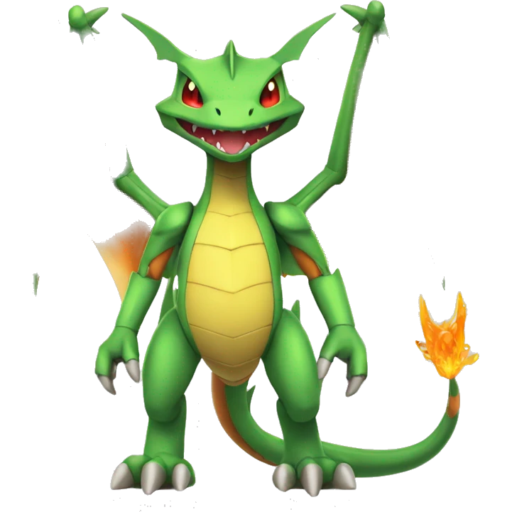 medabot-Flygon-Charizard full body emoji