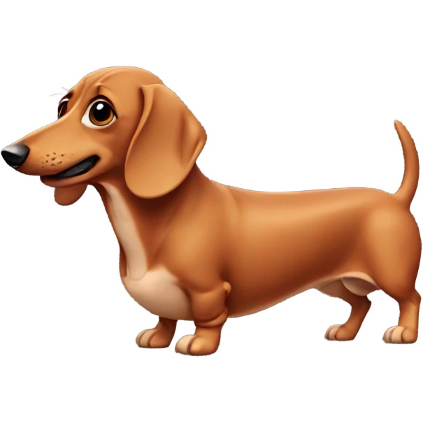 Sausage dog emoji