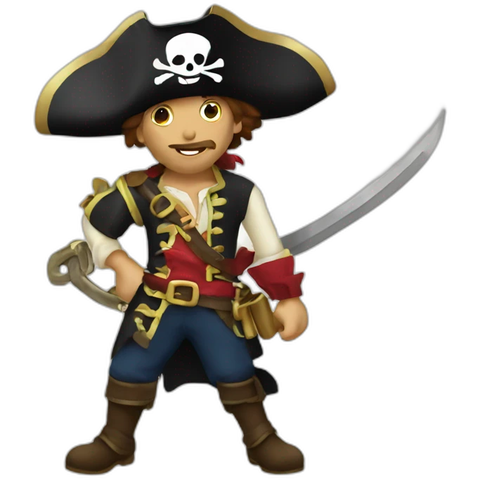 Drapeau pirate emoji