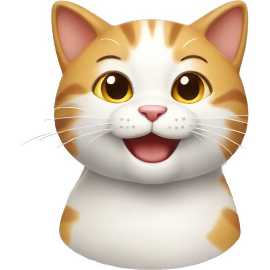 Happy cat  emoji