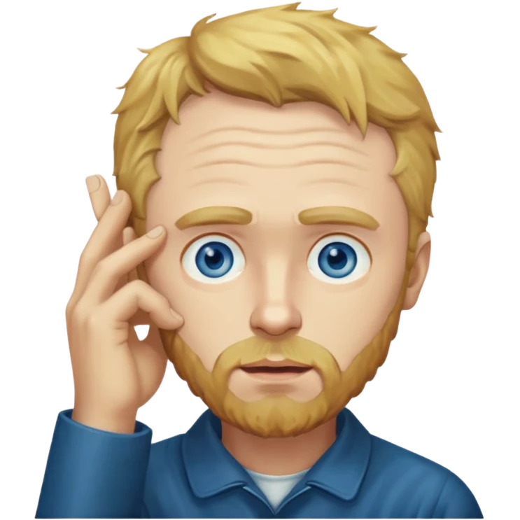 van gogh holding his ear emoji