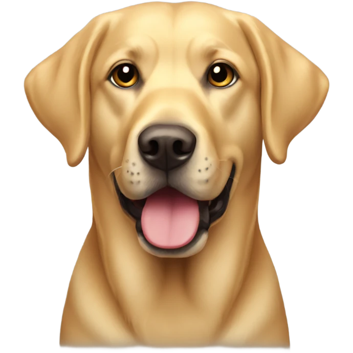 Golden labrador emoji