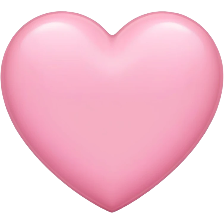 Baby pink heart emoji
