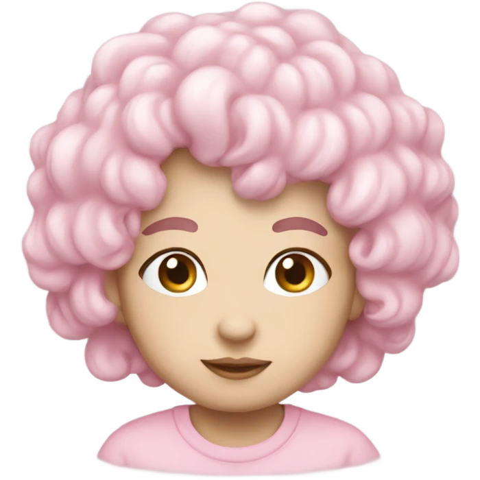 Soft pink pastel bos emoji