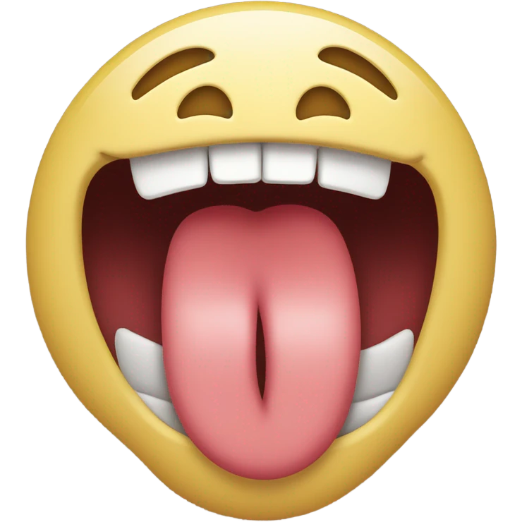 Tongue poking out of side of mouth  emoji
