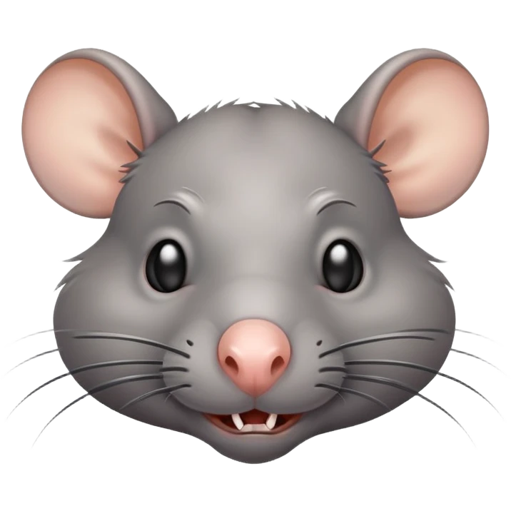 Rat ugly stink  emoji