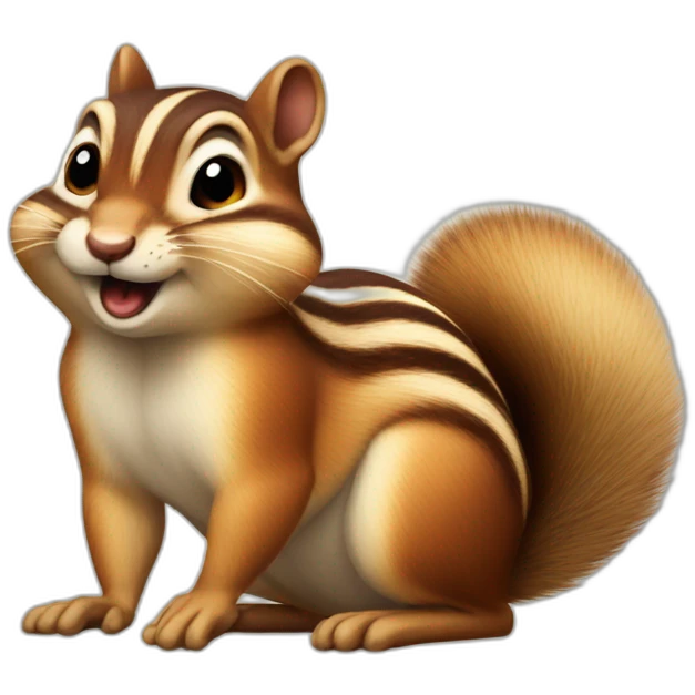 Farting Chipmunk emoji