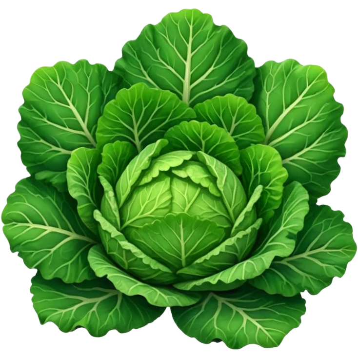 Savoy cabbage emoji