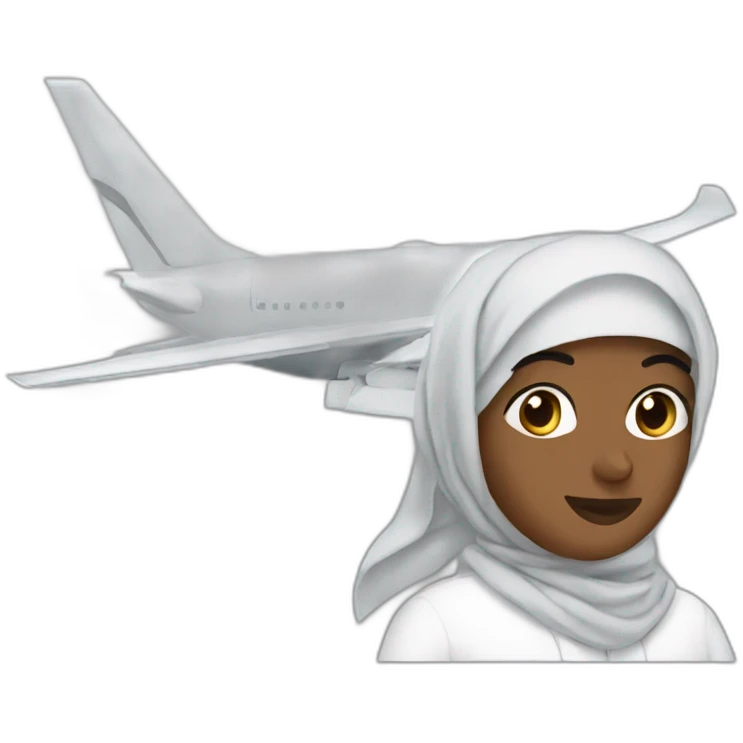 airplane muslim emoji