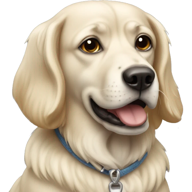 high dog  emoji