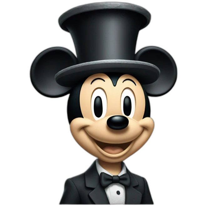 mickey mouse from steamboat willie emoji