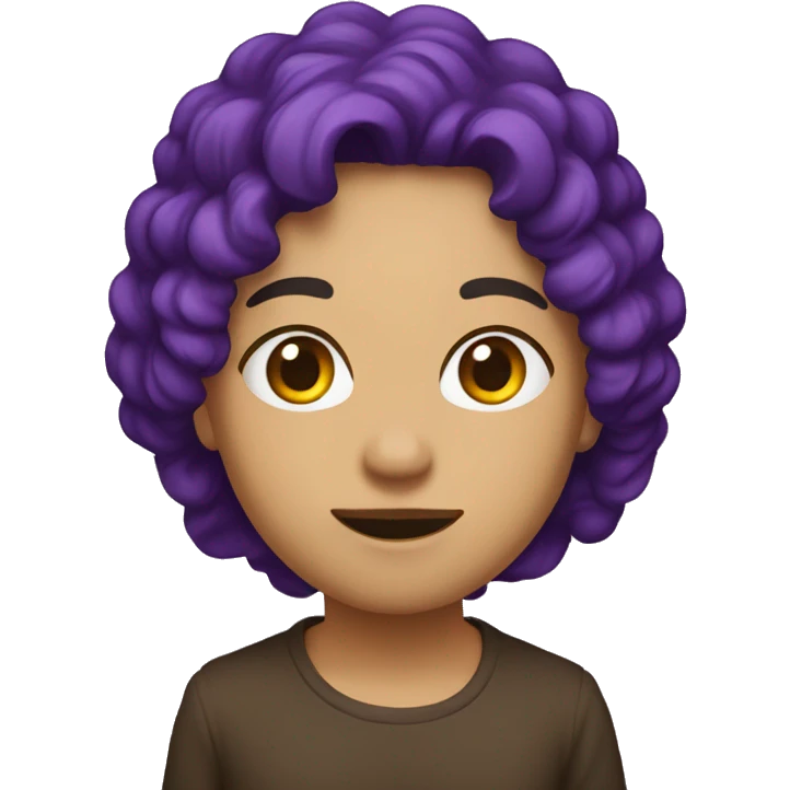 Laço roxo emoji