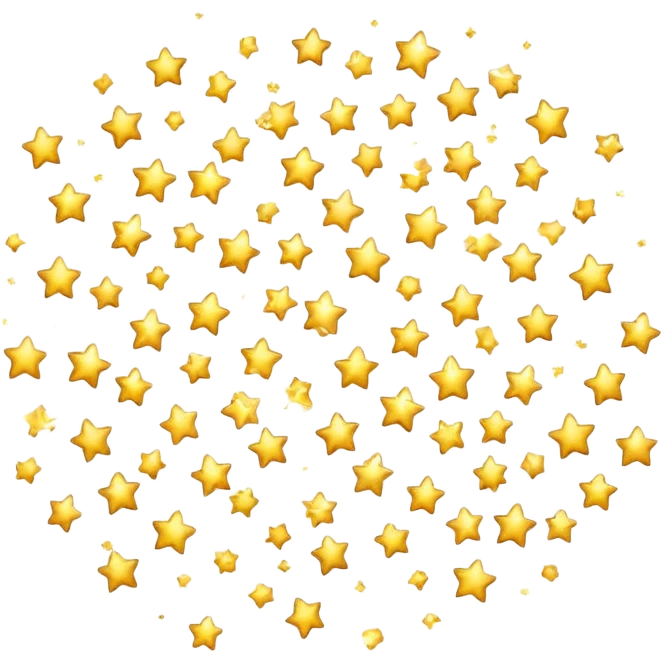 Golden sparkles  emoji