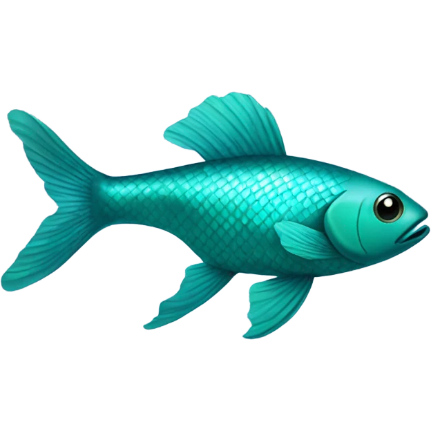 teal fish emoji