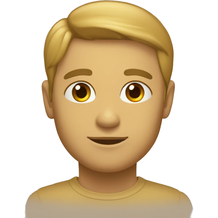 une fusée de couleur dorée et beige emoji