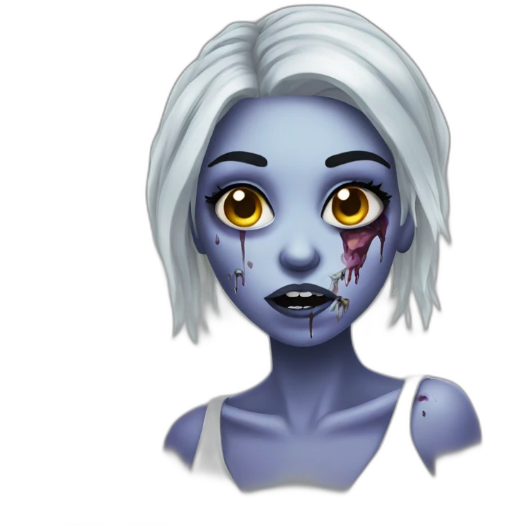girl zombie glamor emoji