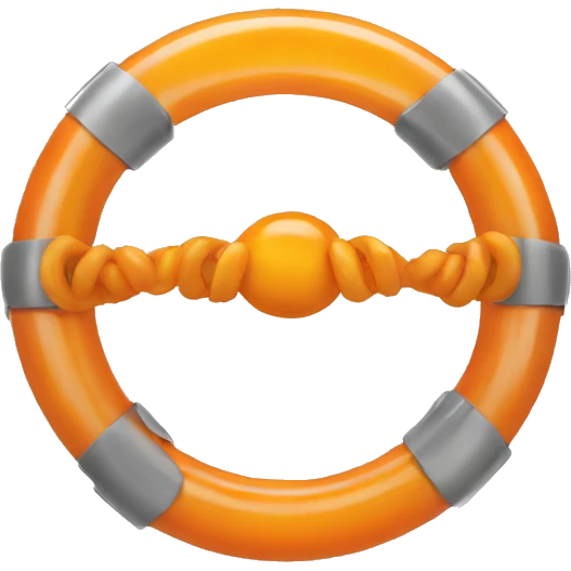 orange torus emoji