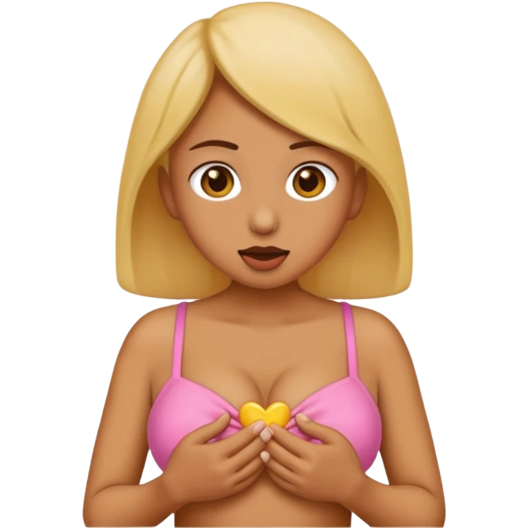 Sucking breast emoji emoji