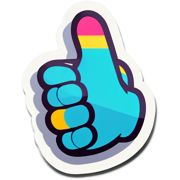 thumb up that have a kink  emoji