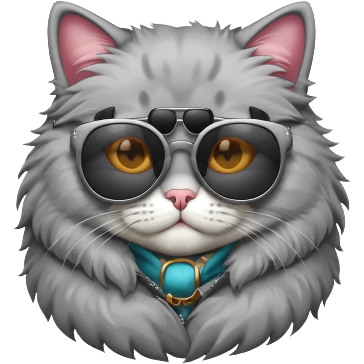 Cat wearing sunglasses emoji