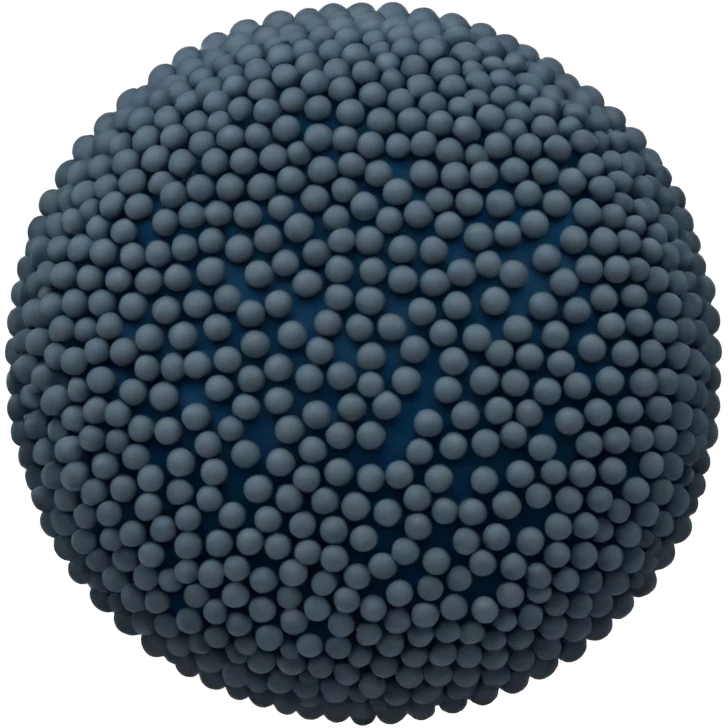 realistic poppy seeds scatter or mound tiny round dark grey to blue-black matte subtle texture spherical minuscule natural tone variation no jar spoon baked goods or faces clean 3D soft lighting transparent background emoji scale emoji
