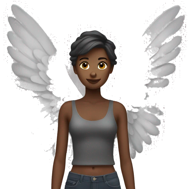 Model With Wings  emoji