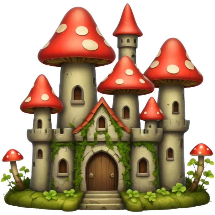 gloomy mushroom castle emoji