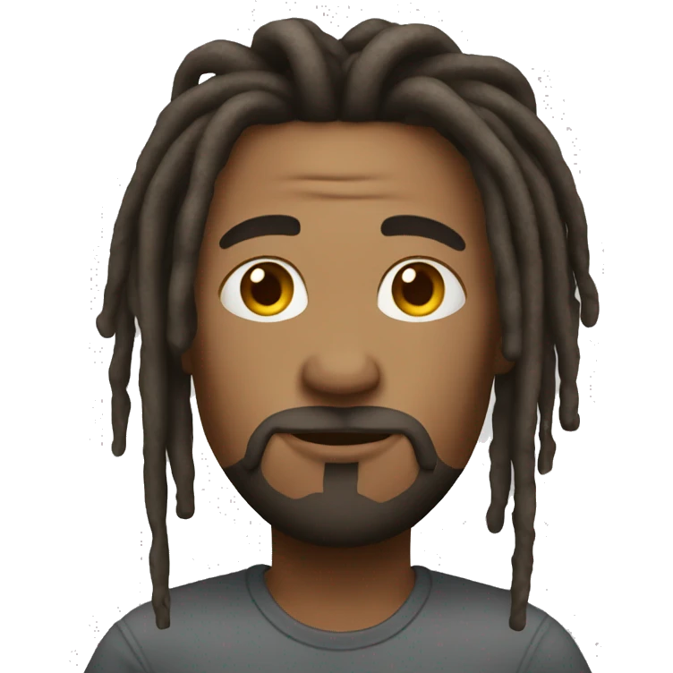 Dreads man emoji