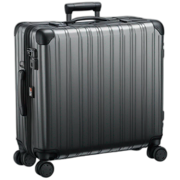 Rimowa black classic cabin emoji