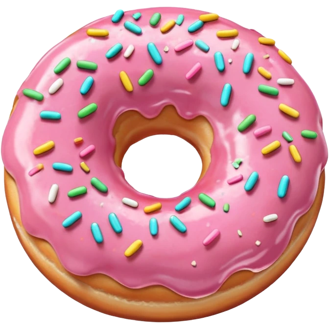 pastel pink cutesy donut emoji