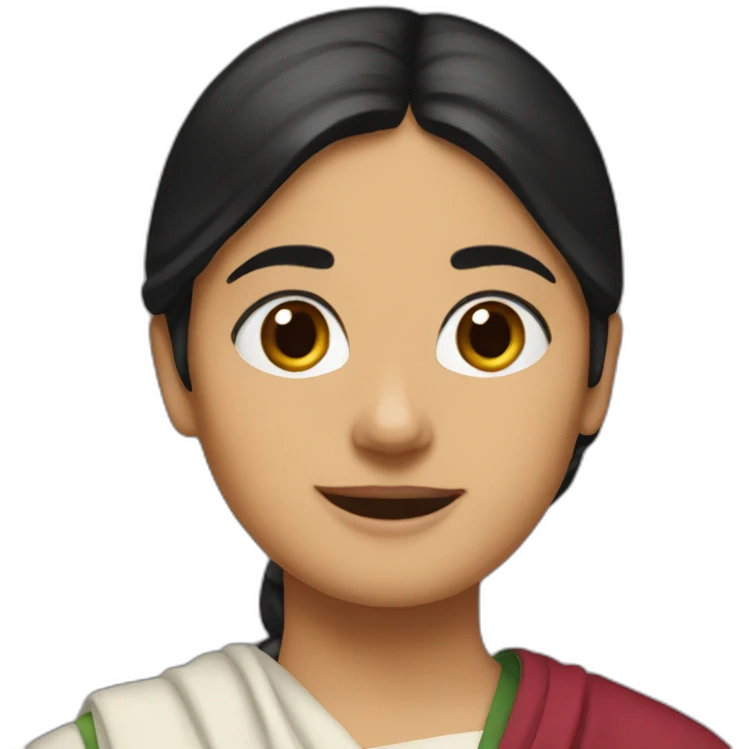 Malala waving emoji
