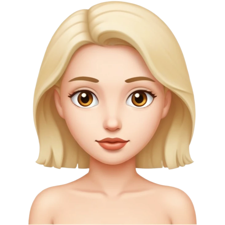 Голая девушка emoji