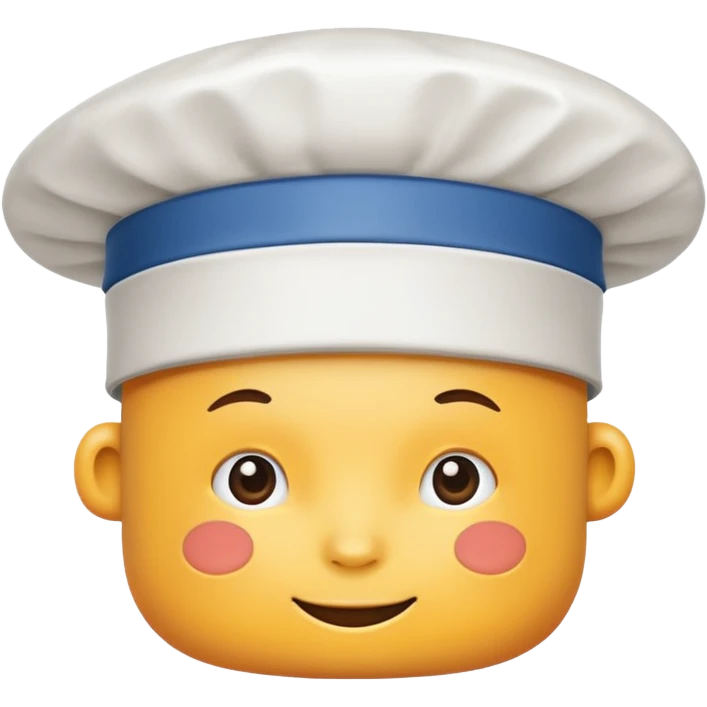 no person just a cooking hat icon emoji