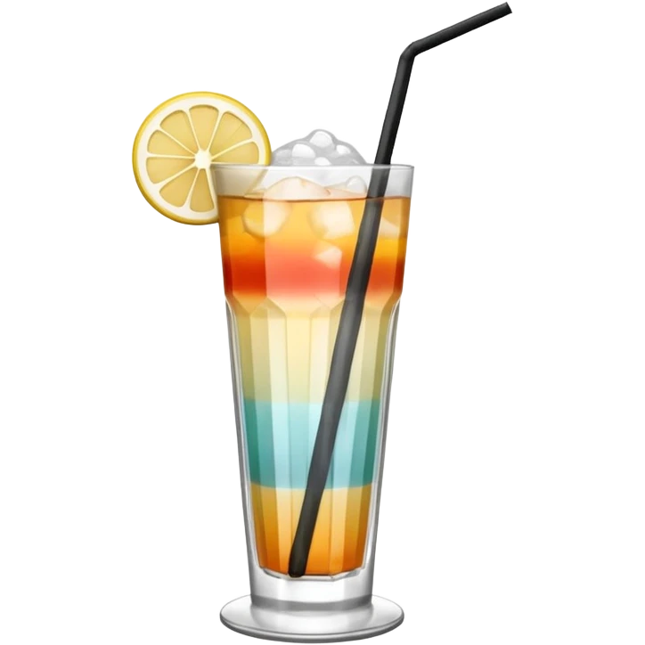 black white cocktail emoji