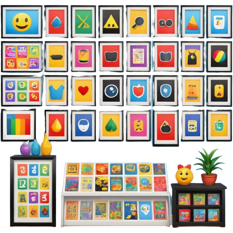 Poster room emoji