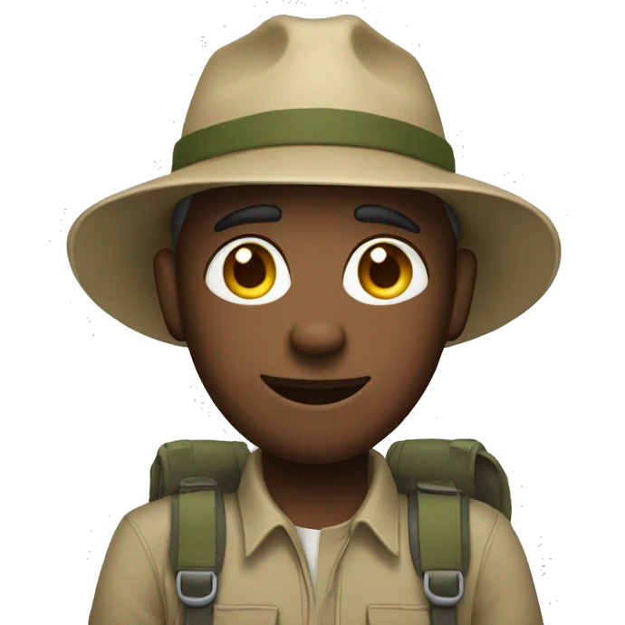 Safari Hiker  emoji
