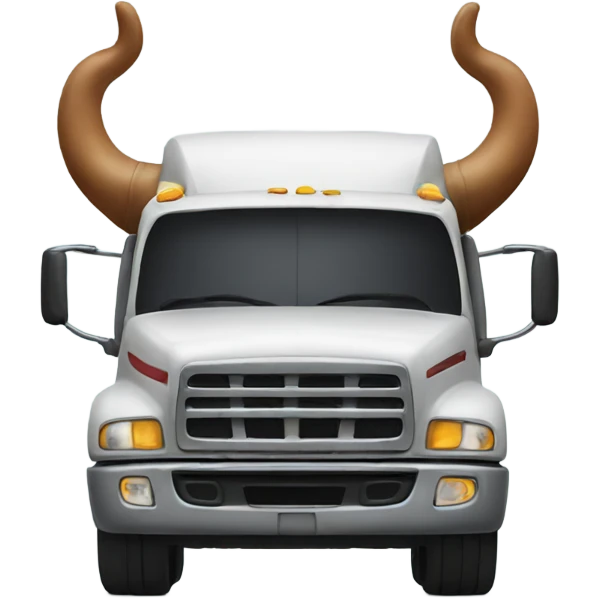 truck with horns  emoji