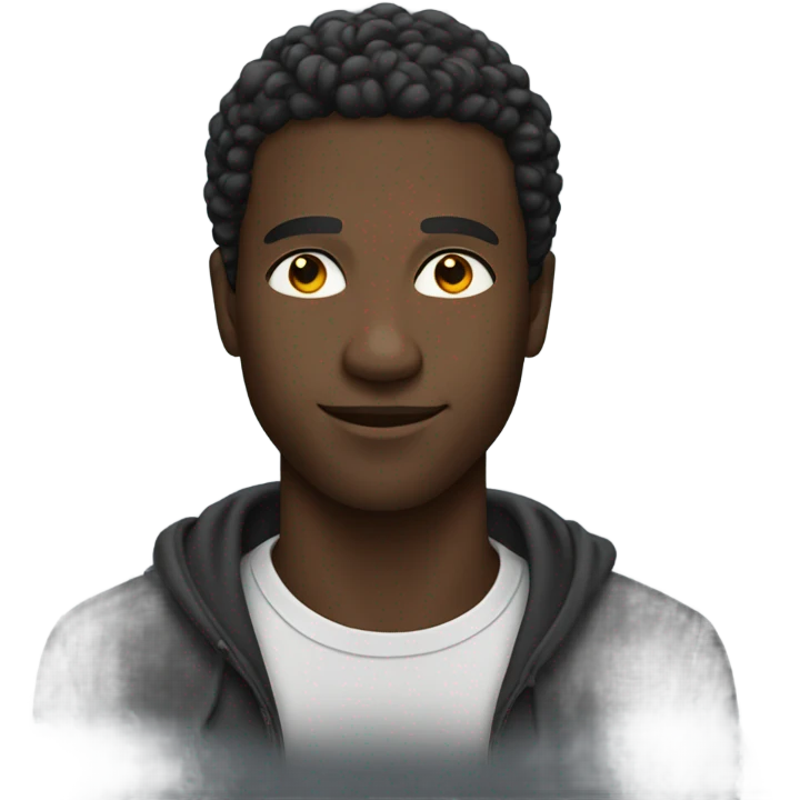 Black man gay emoji