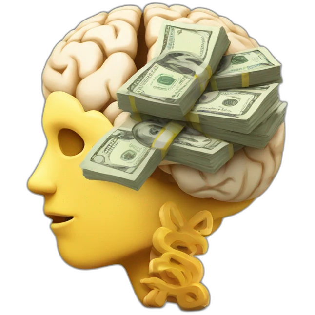 brain and money emoji