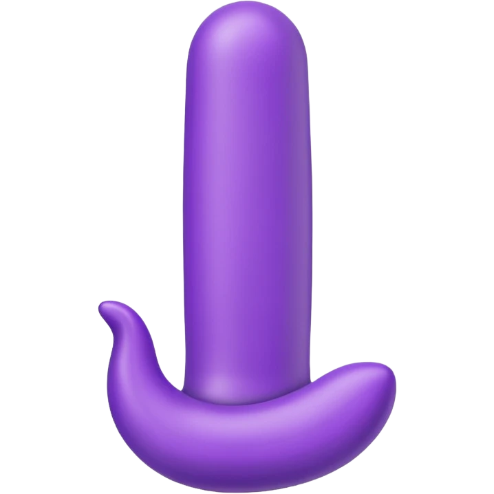 Purple dildo emoji