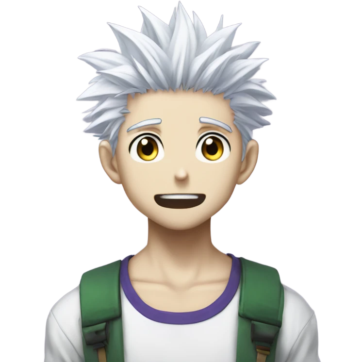 Killua from hunter x hunter emoji