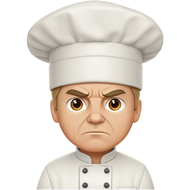 Chef Skinner angry chef emoji