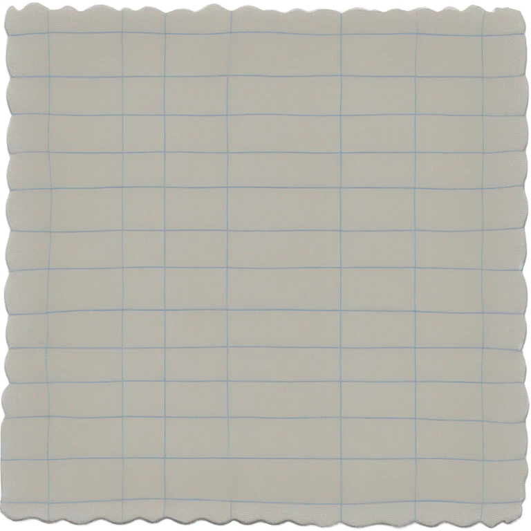 grid pattern napkin emoji