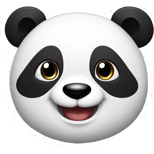 Panda smiling emoji