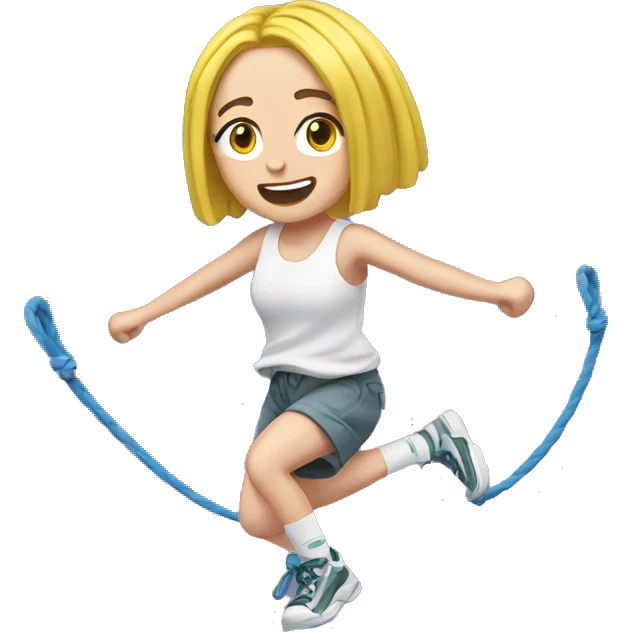 Billie eilish jump roping emoji
