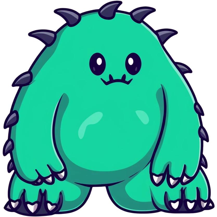 huge monster feet with claws emoji
